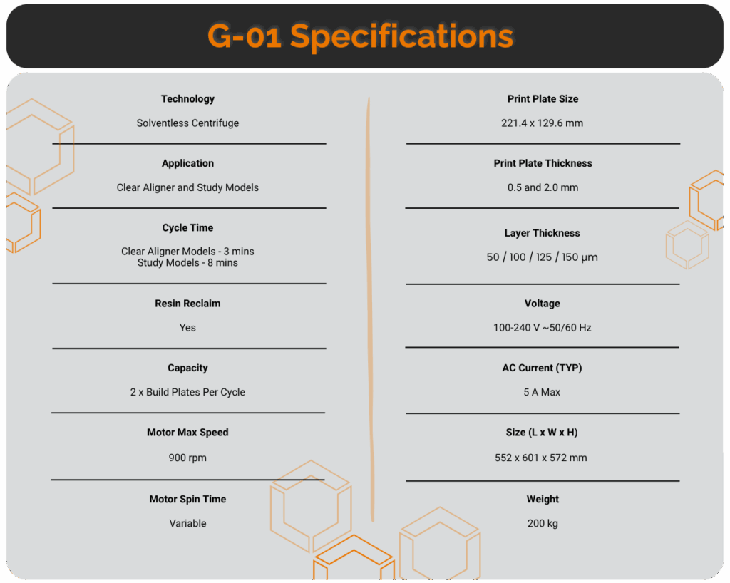 Copy of G-01 Specifications
